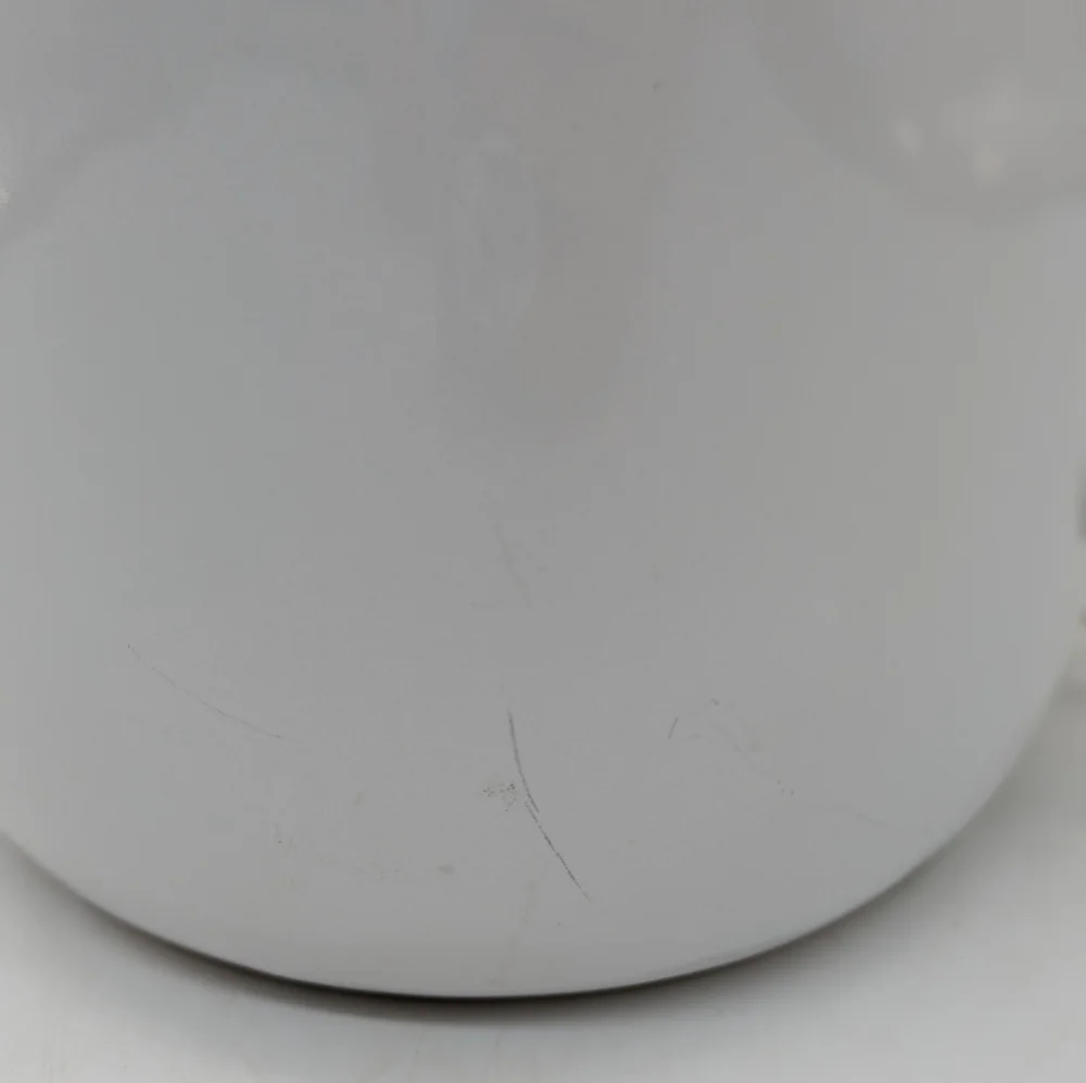 Kya Home Decor white gold flower petal large ceramic vase